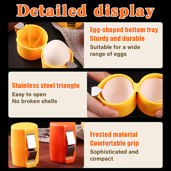 🍳 Quick Egg Cracker – Open Hundreds Of Eggs Faster & Cleaner