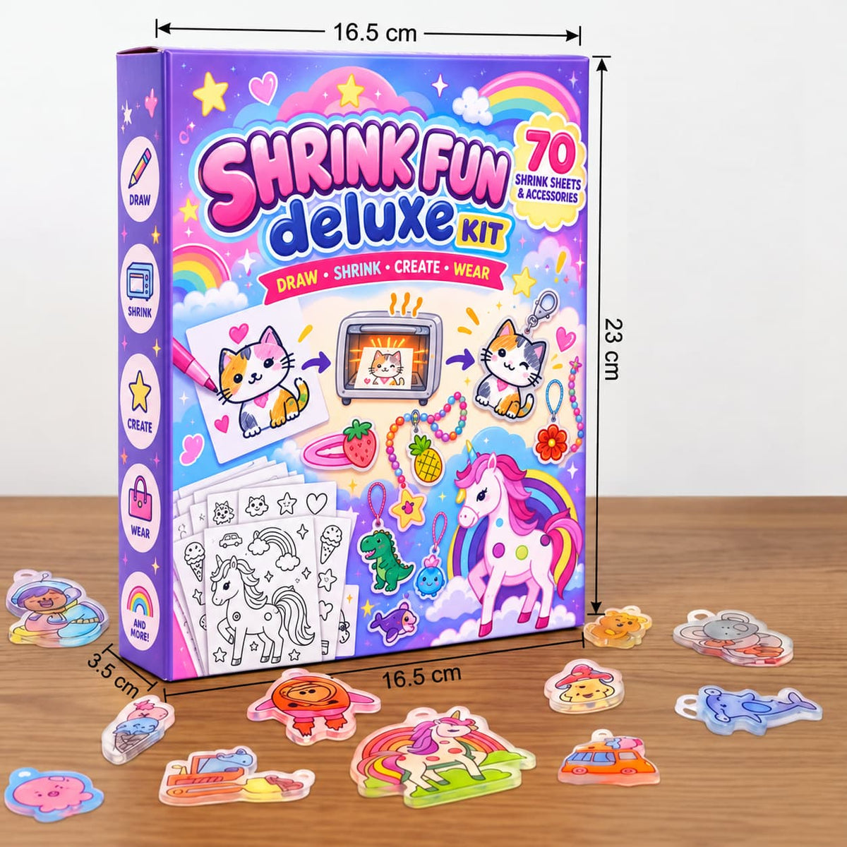 DIY Shrink Art Kit for Kids – Make Charms, Tags & Handmade Gifts