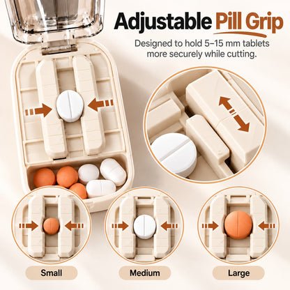 🎁✨👉Portable Pill Box With Cutter