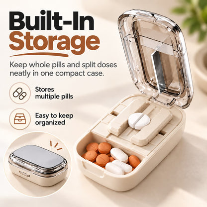 🎁✨👉Portable Pill Box With Cutter
