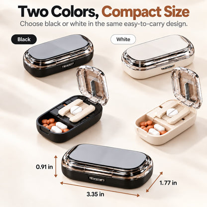 🎁✨👉Portable Pill Box With Cutter