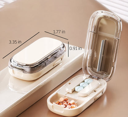 🎁✨👉Portable Pill Box With Cutter