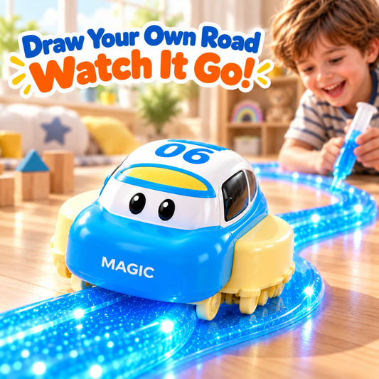 Magic Slime Race Track Set – DIY Electric Car Adventure