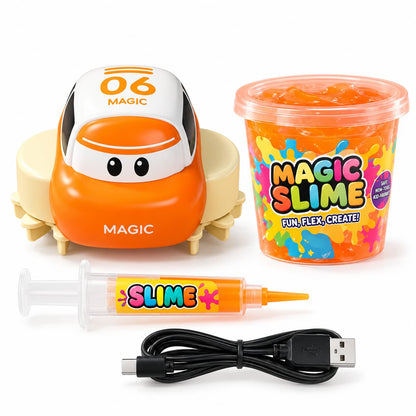 Magic Slime Race Track Set – DIY Electric Car Adventure