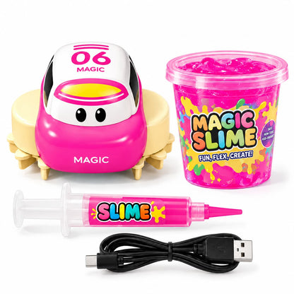 Magic Slime Race Track Set – DIY Electric Car Adventure
