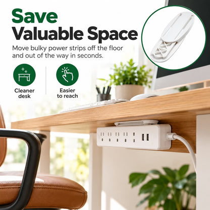 Clear Your Desk. Hide The Clutter.