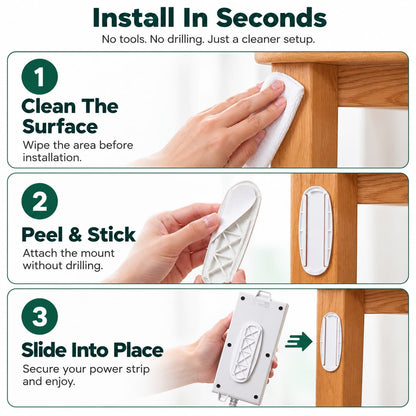 Clear Your Desk. Hide The Clutter.