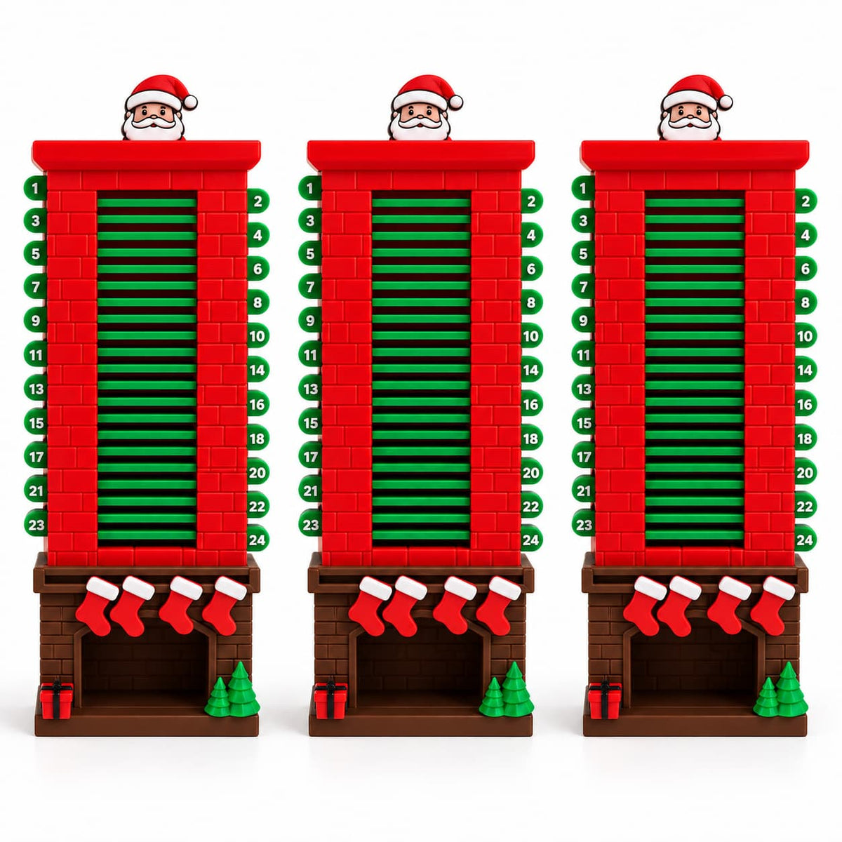 Santa Chimney Christmas Countdown Calendar