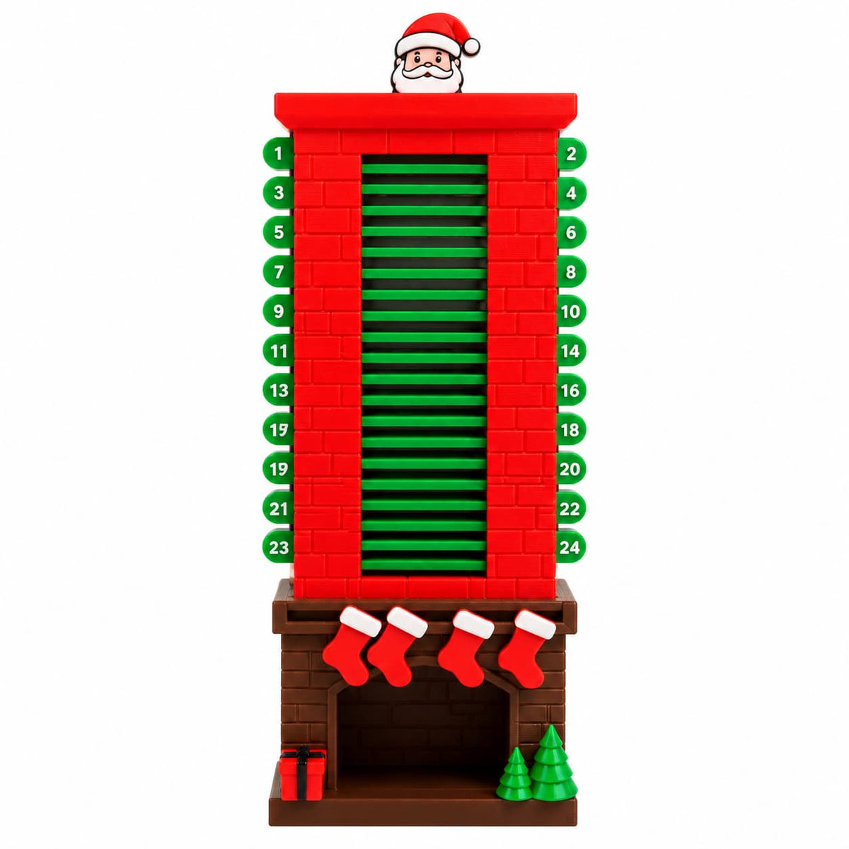 Santa Chimney Christmas Countdown Calendar