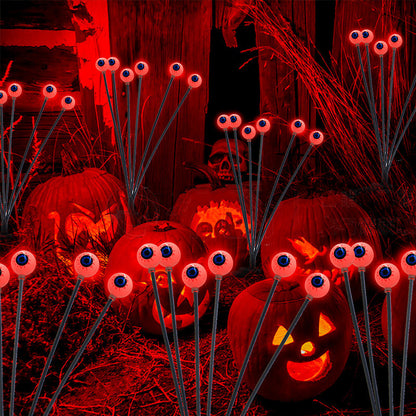 👀 Haunted Glowing Eyeball Garden Stakes 🎃