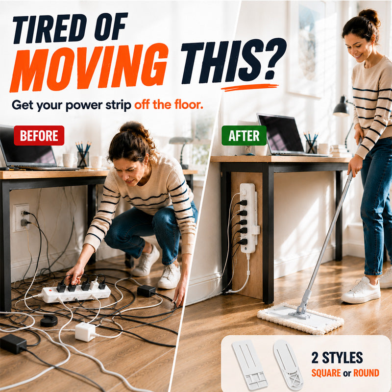 Clear Your Desk. Hide The Clutter.