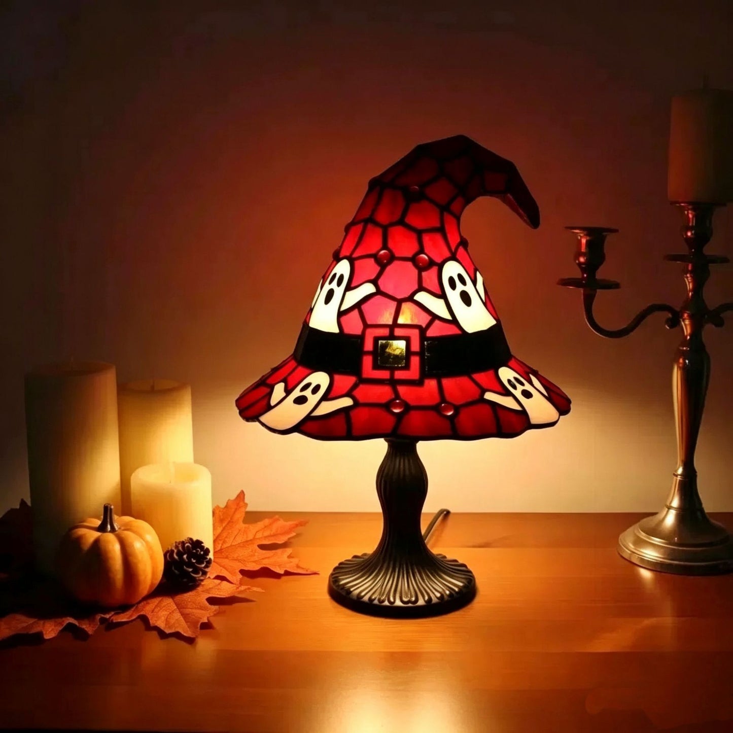 🎃 Enchanted Witch Hat Table Lamp ✨