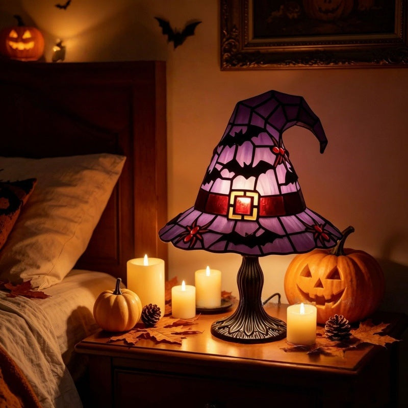 🎃 Enchanted Witch Hat Table Lamp ✨