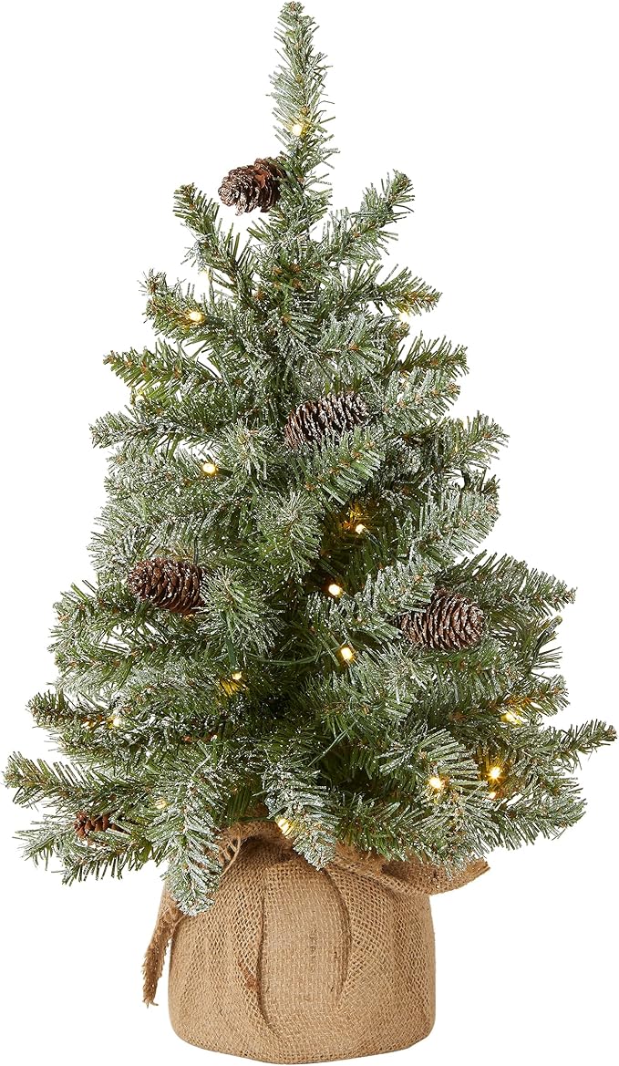 🎄 Pre-Lit Tabletop Christmas Tree ✨