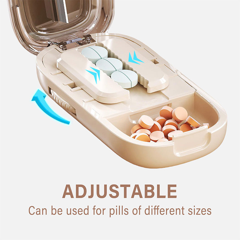 🎁✨👉Portable Pill Box With Cutter