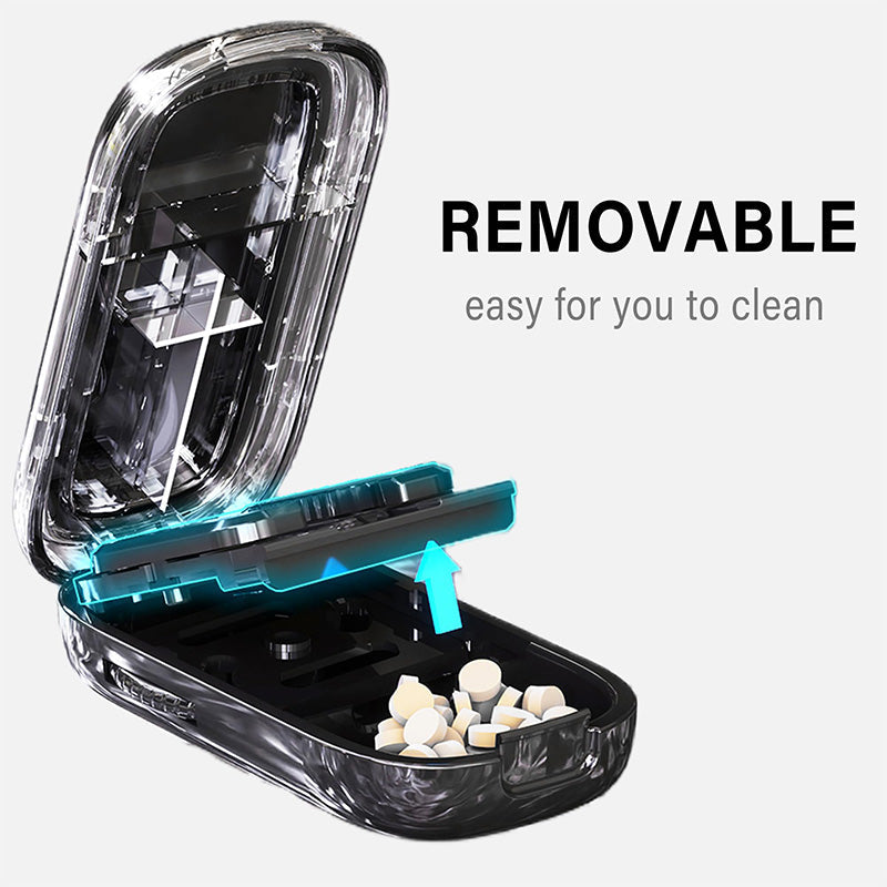 🎁✨👉Portable Pill Box With Cutter